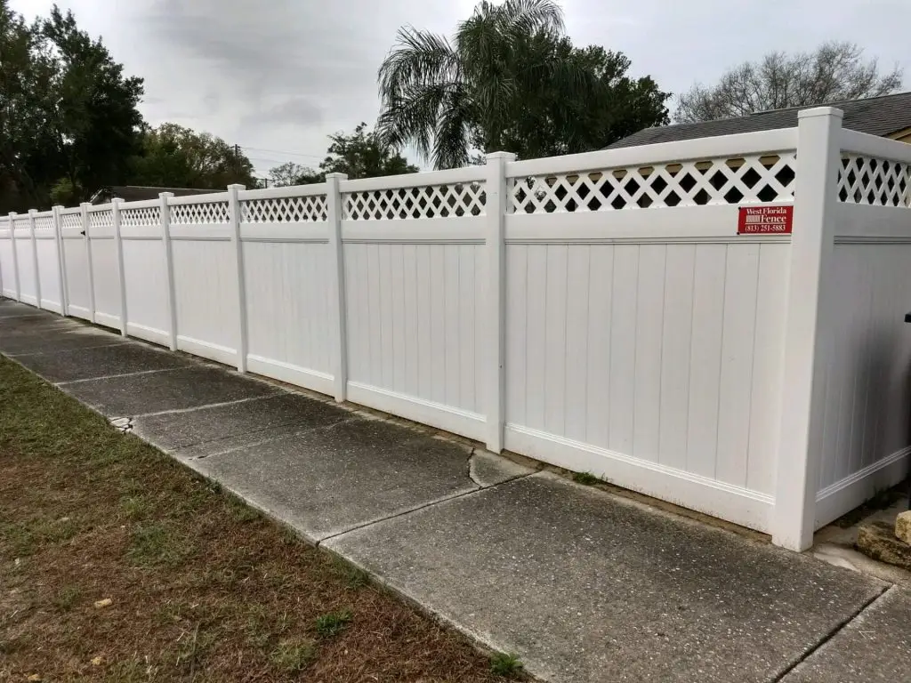 Decorative Lattice Fences: