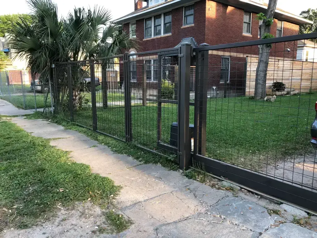 Electric Wire Fence Gate